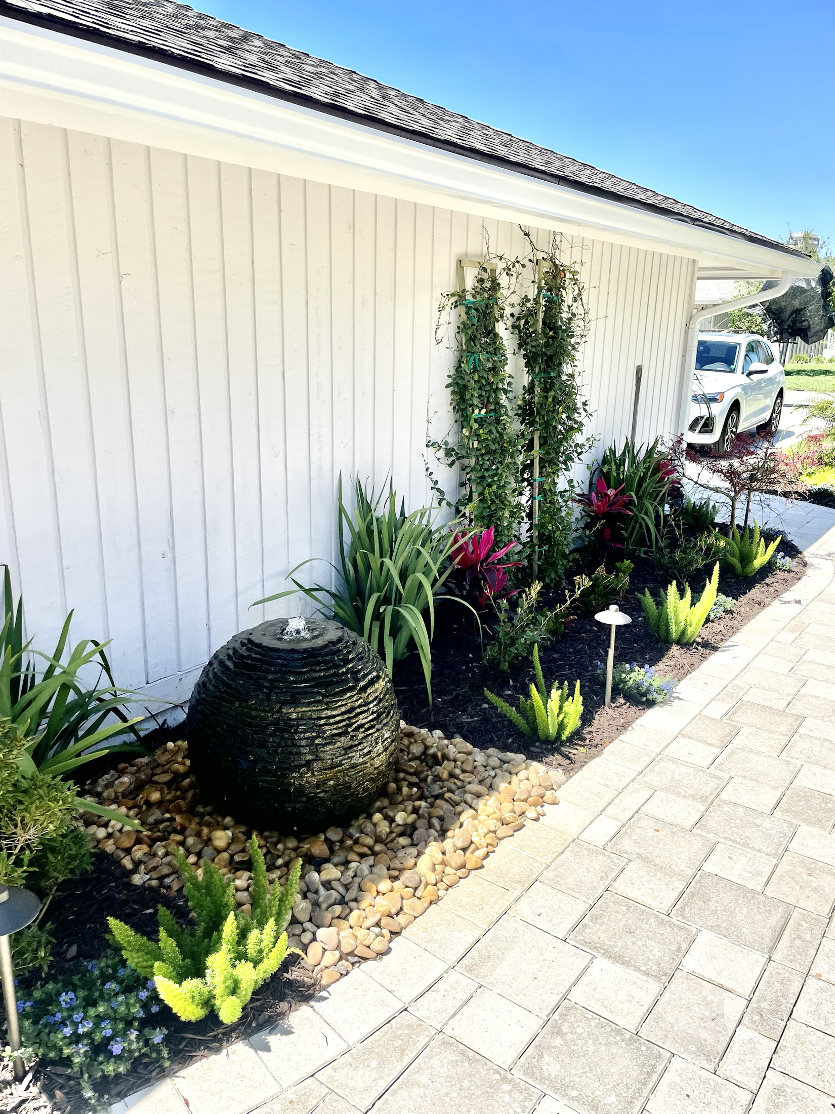 Fresh planting installation by Green Man Designs