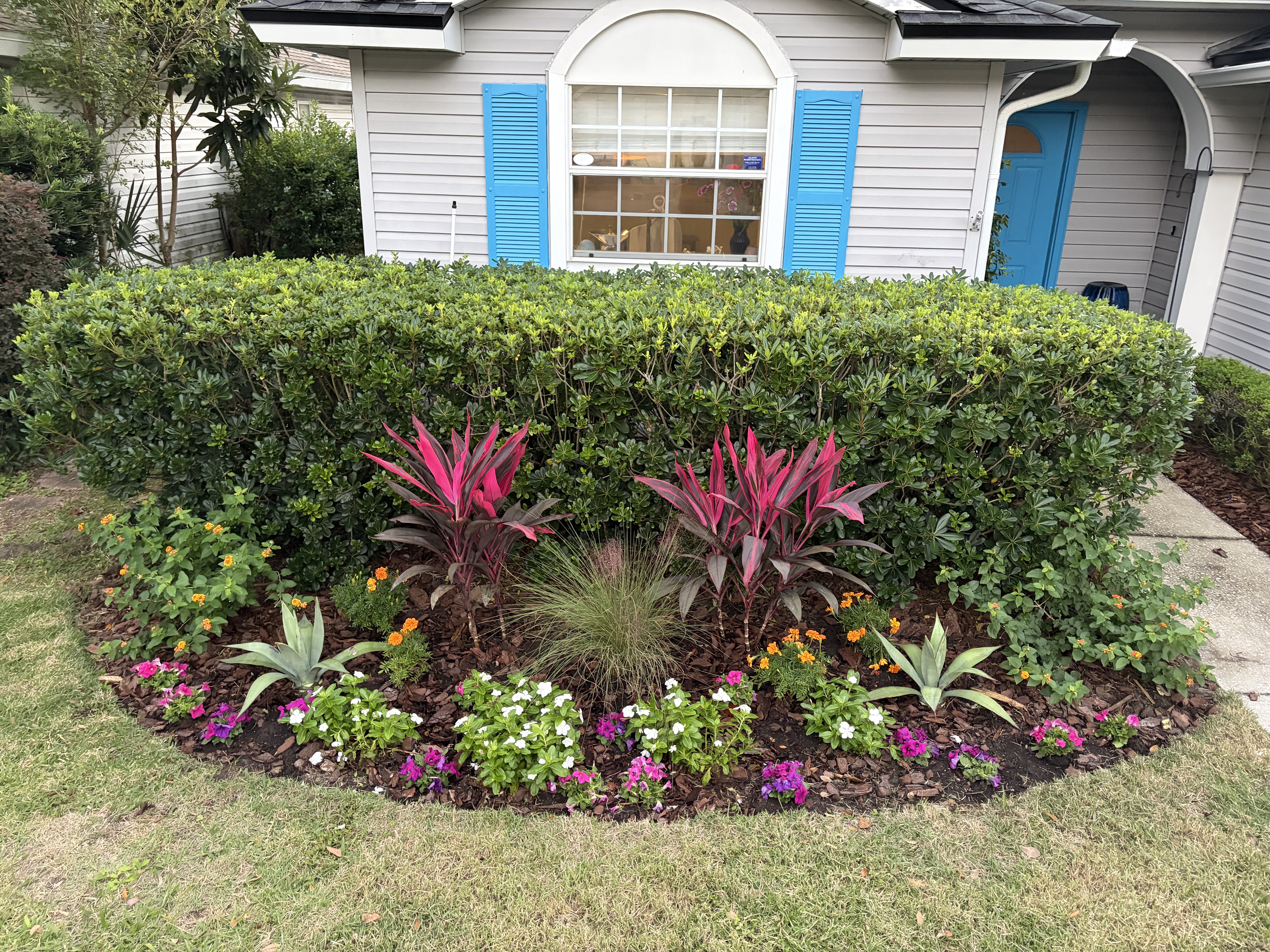 Colorful foundation bed refresh